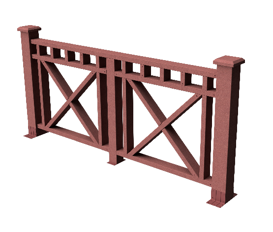 Декоративное ограждение из ДПК GRINDERDECO Виктория мербау купить в Сочи