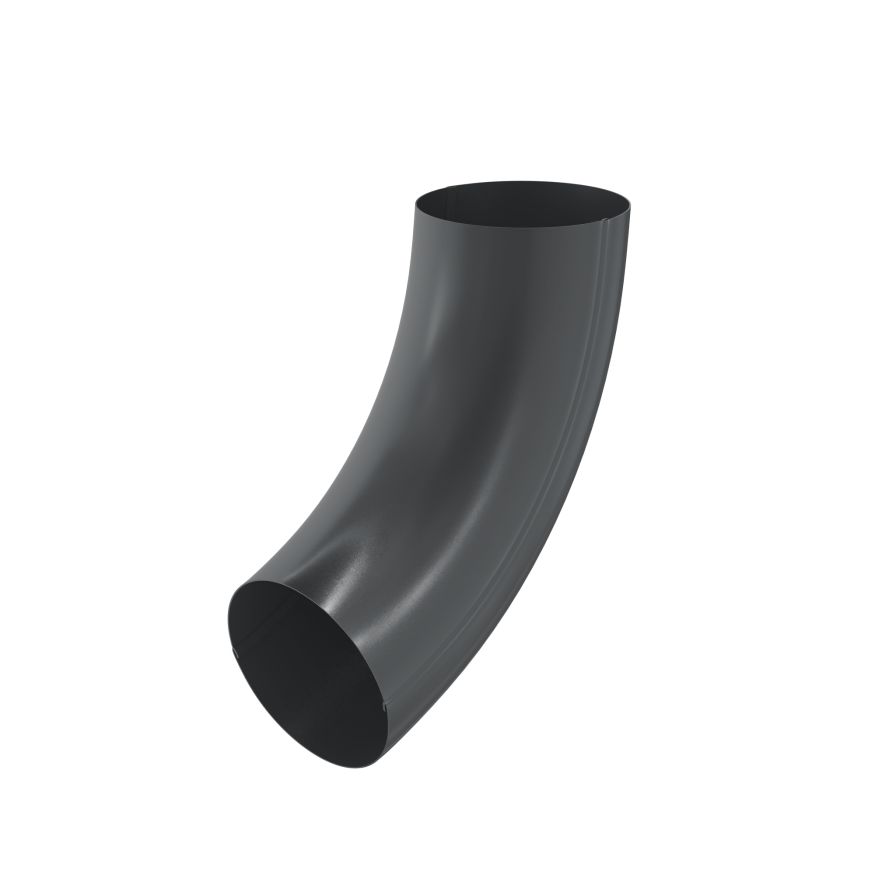 Колено универсальное Aquasystem, PU MATT, RAL 7024 Тёмно-серый 125/90 купить в Сочи