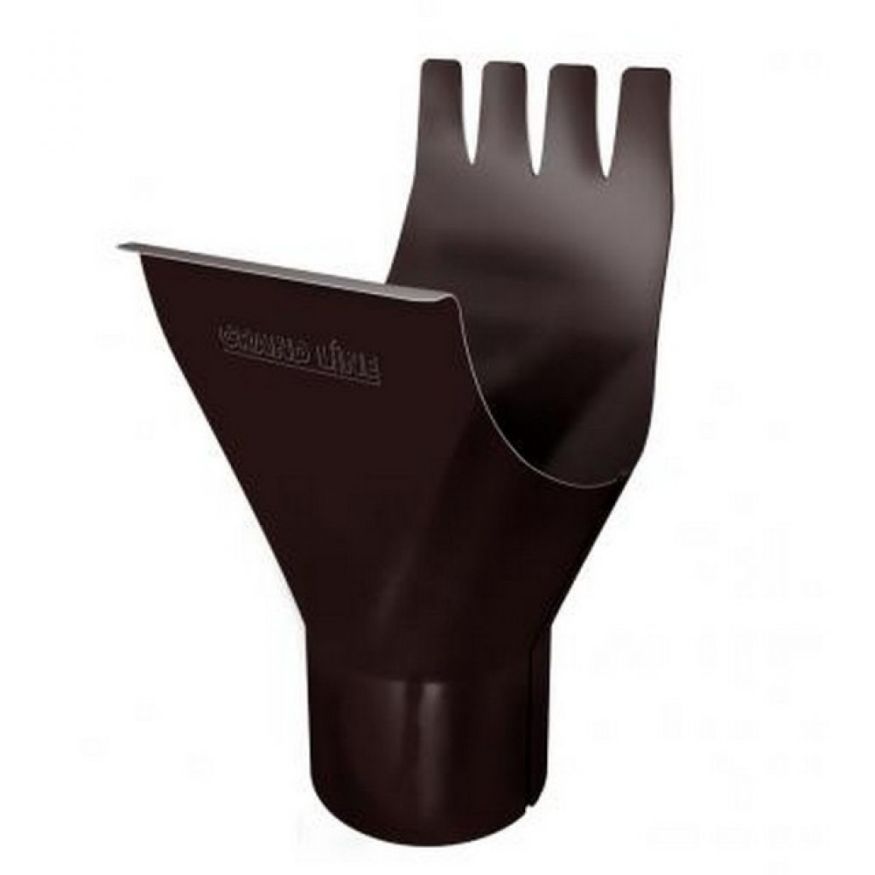 Водосточная воронка Grand Line, коричневая (RAL 8017) купить в Сочи