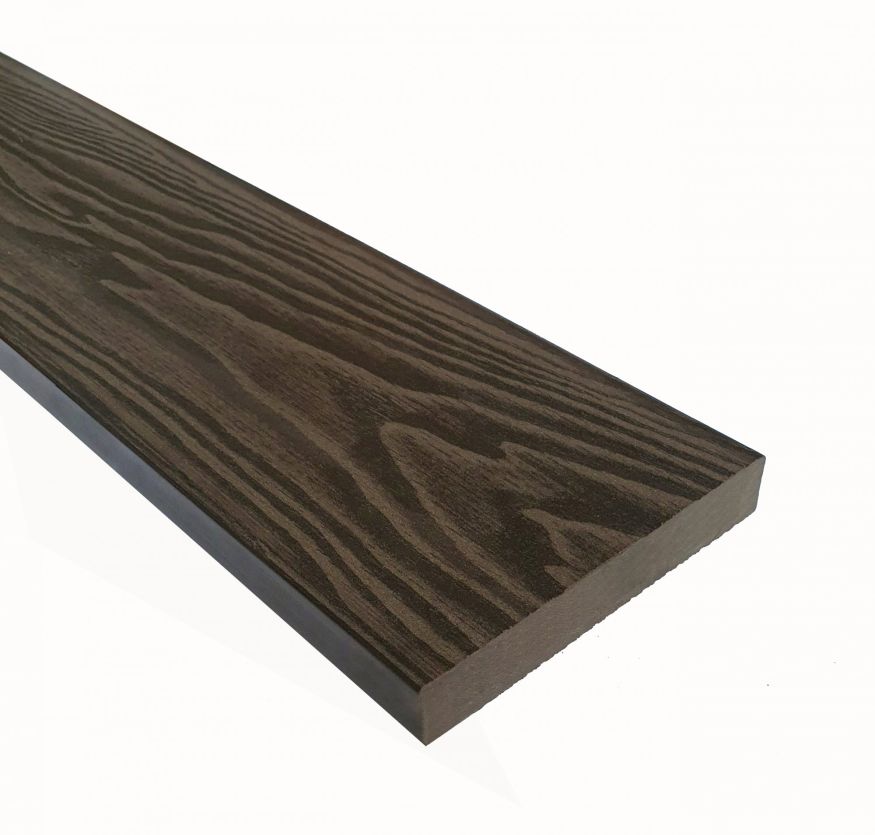 Террасная доска ДПК Terrapol Смарт 3D (Полнотелая без паза) Венге Соренто купить в Сочи