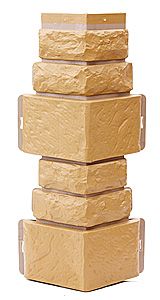 Угол T-Сайдинг, Дикий Камень Бежевый купить в Сочи