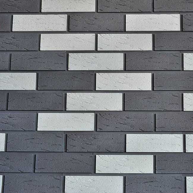 Фасадная плитка Кирисс Фасад, Трехцветный клинкерный кирпич №8. купить в Сочи