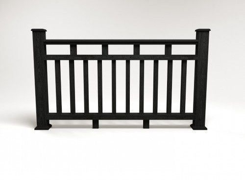 Ограждение из древесно-полимерного композита FG8 кварц купить в Сочи