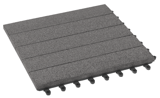 Модульный паркет ДПК GRINDERDECO Комфорт 3 Цвет серый базальт купить в Сочи