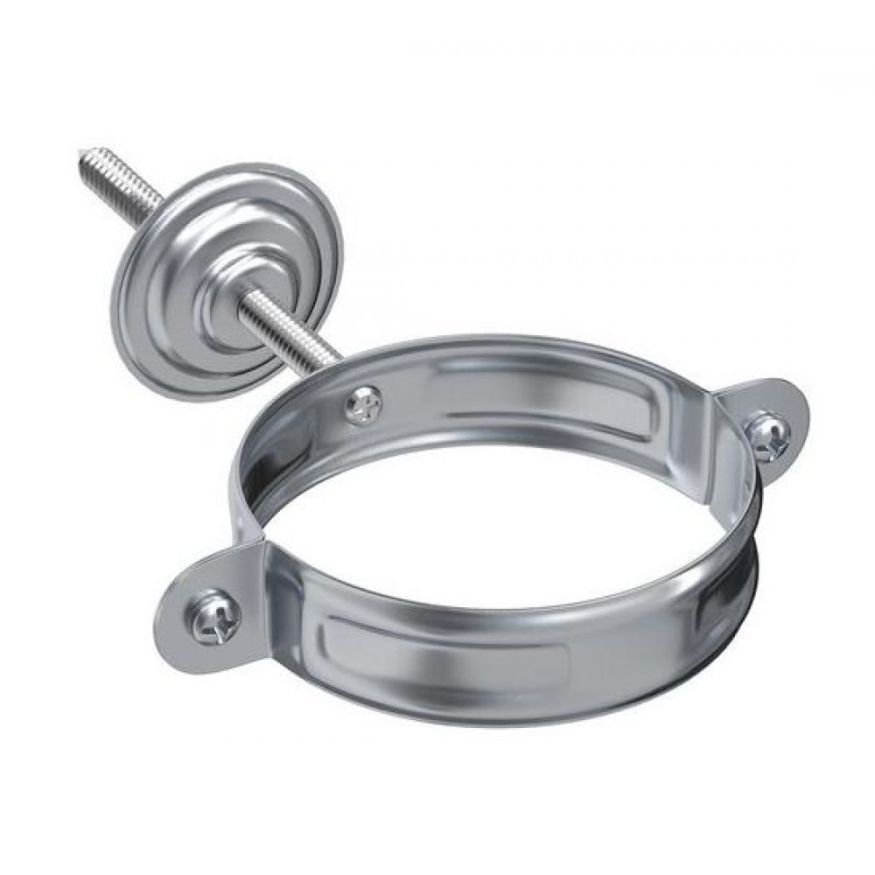 Комплект крепления трубы Aquasystem, оцинкованный 150/100 мм купить в Сочи