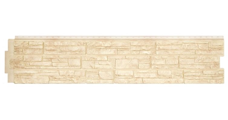 Фасадная панель Grand Line (Я Фасад), Крымский сланец, Жемчуг купить в Сочи