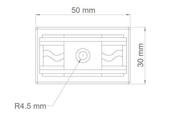 Кляммер для террасной доски пластиковый Savewood купить в Сочи