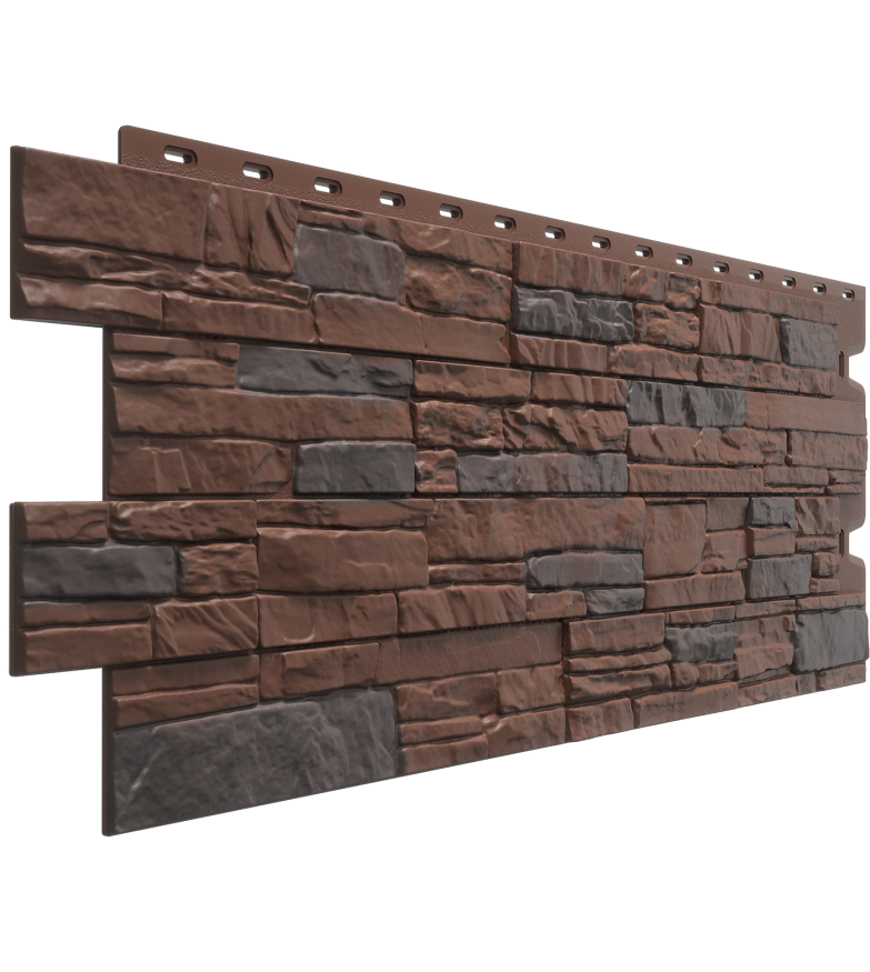 Фасадная панель Docke Stein Темный орех купить в Сочи