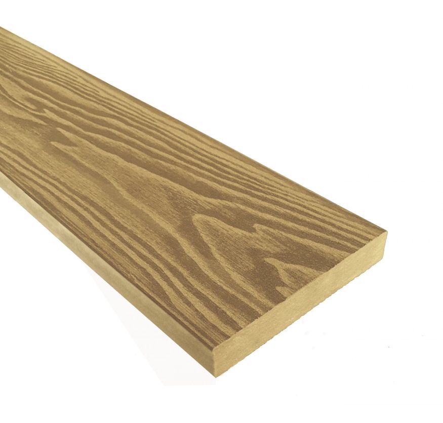 Террасная доска ДПК Terrapol Смарт 3D (Полнотелая без паза) Дуб Севилья купить в Сочи