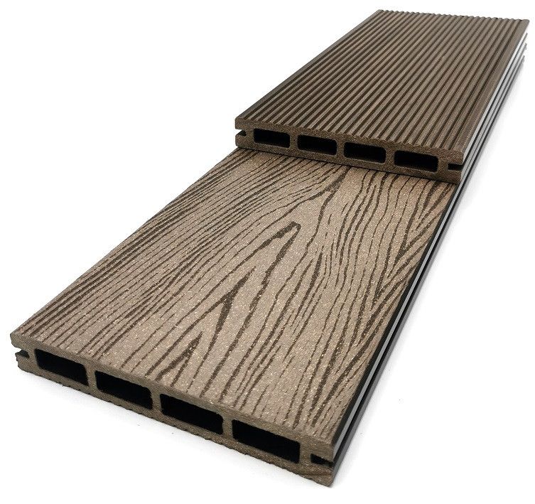 Террасная доска NanoWood «Lite» ECO Шоколад купить в Сочи