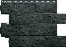 Фасадная панель Альта-Профиль, Туф ЭКО, Графит