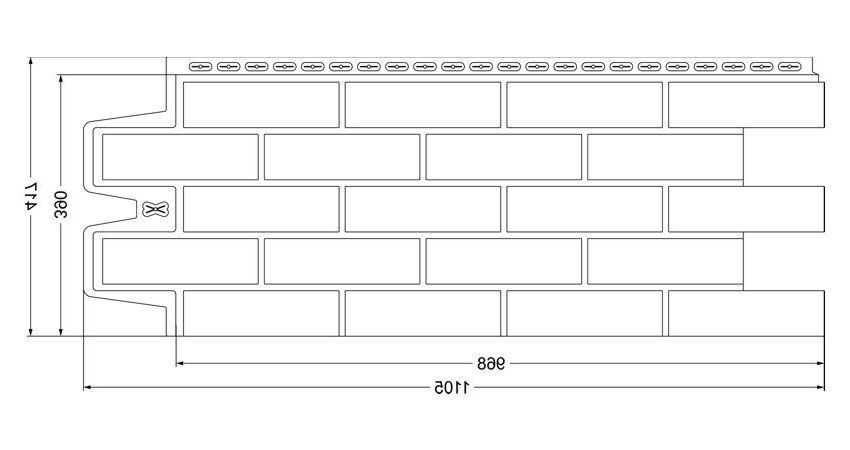 Фасадные панели Grand Line, Клинкерный кирпич Classic, Терракотовый купить в Сочи