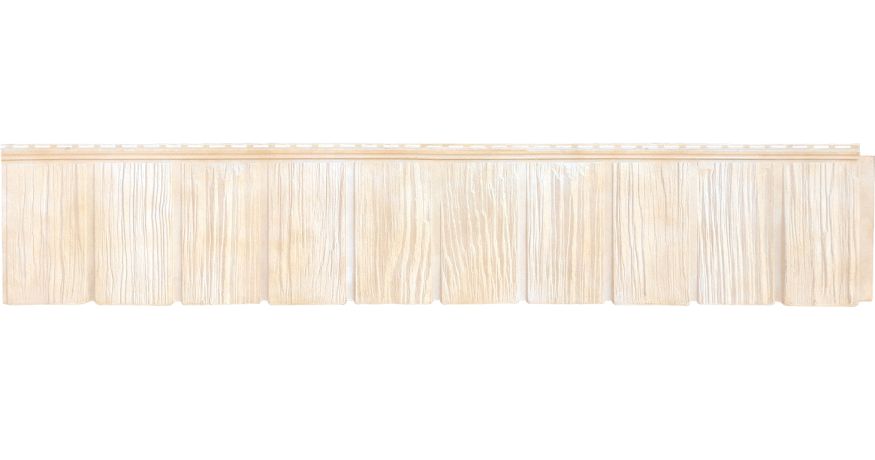 Фасадная панель Grand Line (Я Фасад), Сибирская Дранка, Слоновая кость купить в Сочи