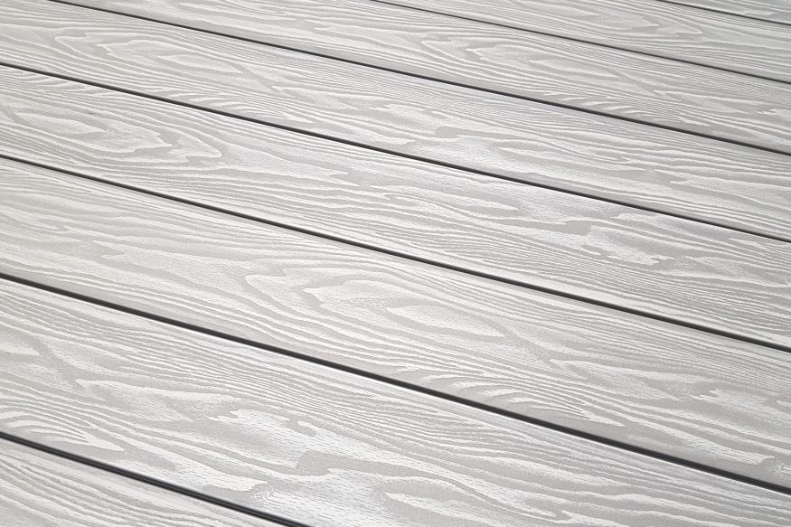 Террасная доска ДПК Terrapol Смарт 3D (Полнотелая без паза) Дуб белёный купить в Сочи