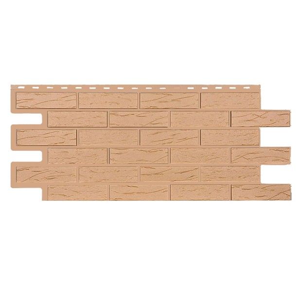 Фасадная панель T-Сайдинг, Саман Эко, Крем купить в Сочи