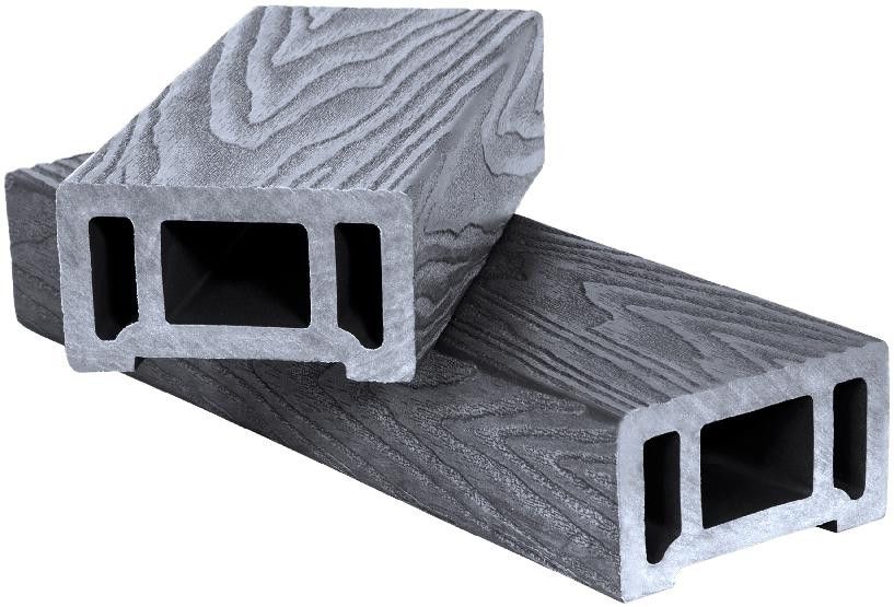 Поручень Polivan SINGARAJA с 3D текстурой дерева, серый цвет. купить в Сочи