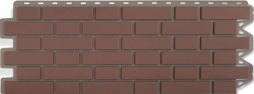 Фасадная панель Альта-Профиль, Клинкерный кирпич, Жжёный купить в Сочи
