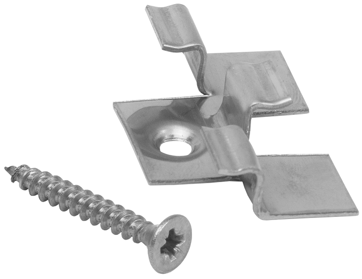 Клипса с саморезом, бесшовный монтаж Grinder 2 мм купить в Сочи