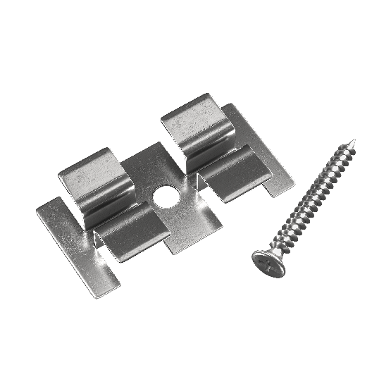 Клипса с саморезом для шовного монтажа Grinder 5 мм купить в Сочи