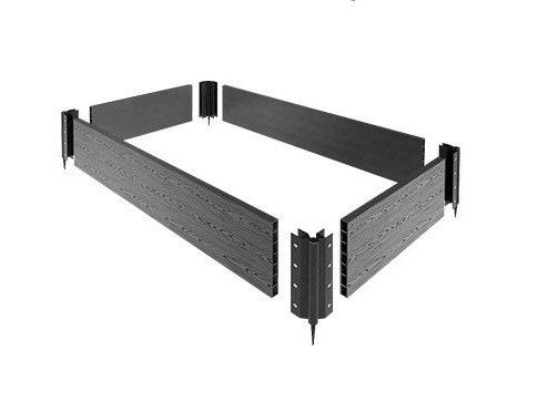 Угловой шарнир для грядок ДПК 225 мм, черный купить в Сочи