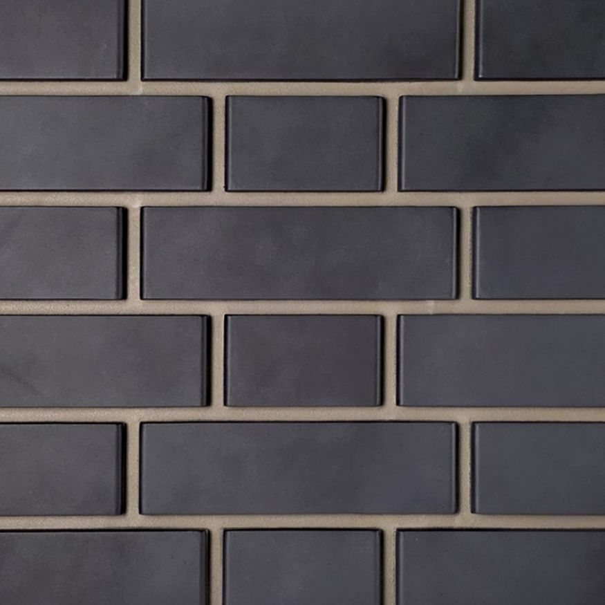 Фасадная панель FineBer, Кирпич облицовочный 3D, Мокрый асфальт купить в Сочи