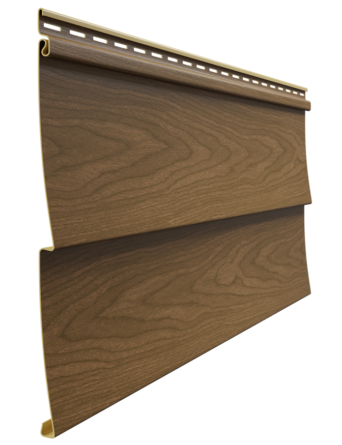 Виниловый сайдинг Docke, модель Ёлочка D5C, оттенок Миндаль. купить в Сочи