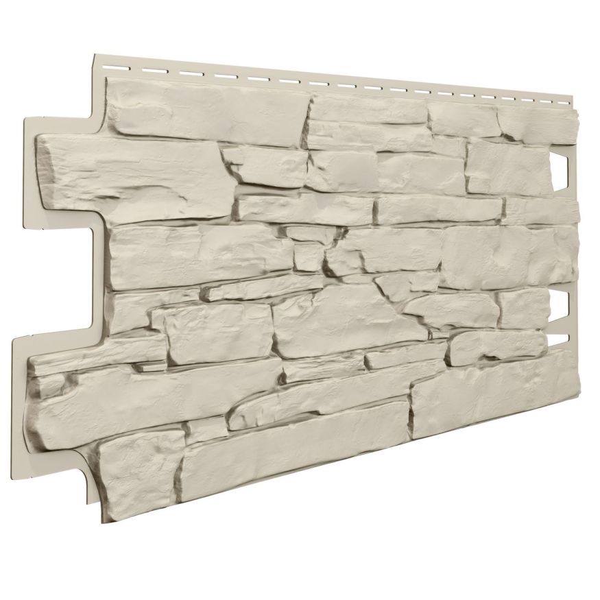 Фасадная панель ТЕХНОНИКОЛЬ Оптима Камень, Слоновая кость купить в Сочи