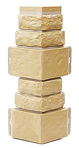 Угол T-Сайдинг, Дикий Камень Желтый купить в Сочи