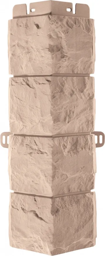 Угол наружный Альта-Профиль, Фагот ЭКО, Кремовый купить в Сочи