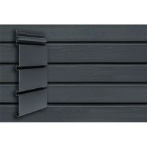 Сайдинг Архитектурный Планкен Grand Line Цвет Графит