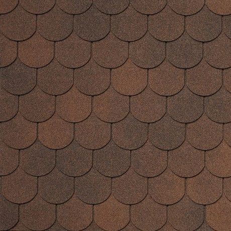 Гибкая черепица Tegola ASSISI marrone 434 купить в Сочи