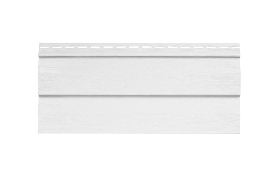 Виниловый сайдинг Tecos Корабельный брус, Белый купить в Сочи