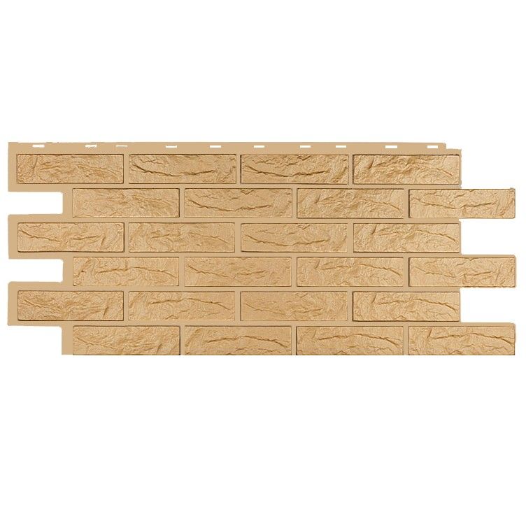 Фасадная панель T-Сайдинг, Лондон Брик Эко, Крем купить в Сочи