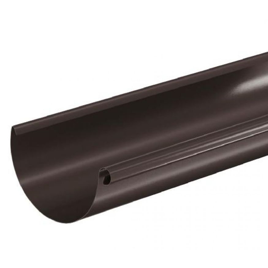 Водосточный желоб Aquasystem RR 32, тёмно-коричневый, 3.00 м, 125/90 купить в Сочи