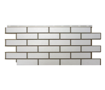 Фасадная панель Nordside, Белый Гладкий Кирпич