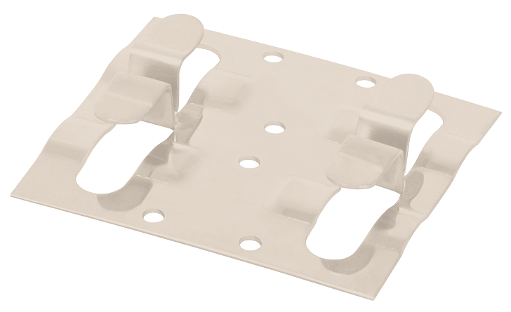 Кляймер рядный белый для установки наличника Grinder купить в Сочи