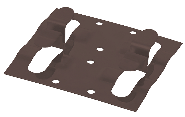 Кляймер рядный для установки наличника коричневый Grinder купить в Сочи