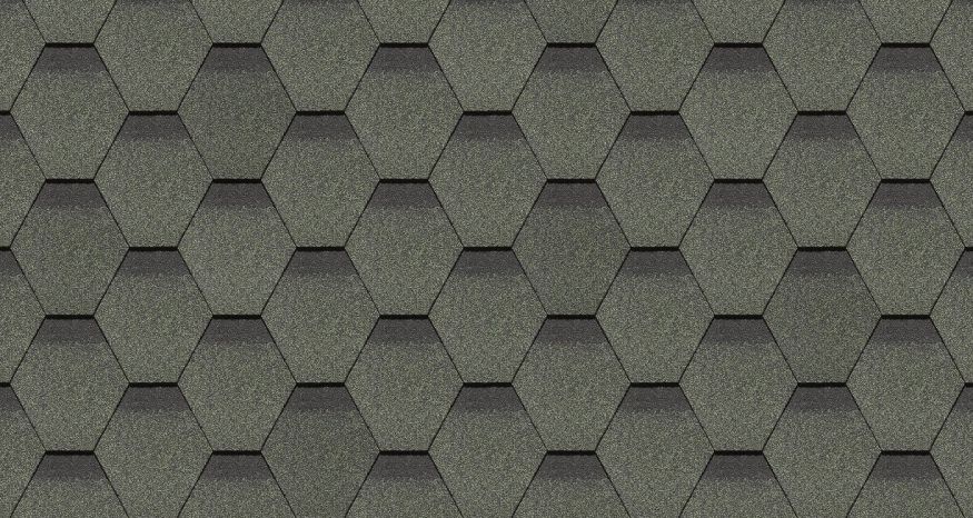 Гибкая черепица Docke Standard, Сота, Зеленый купить в Сочи