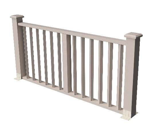 Декоративное ограждение из ДПК GRINDERDECO Бруклин, выбеленный дуб купить в Сочи