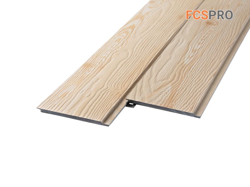 Фиброцементная панель FCSPRO Decor Wood Click Лиственница купить в Сочи