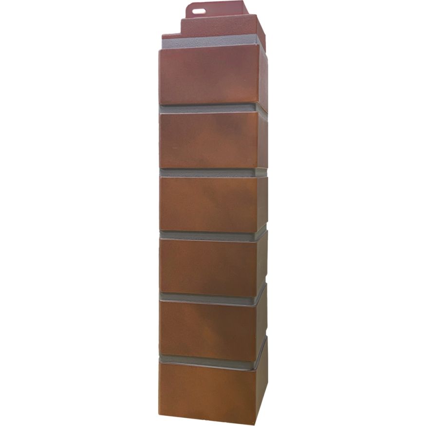 Угол наружный Кирпич облицовочный 3D, Керамический-чёрный купить в Сочи