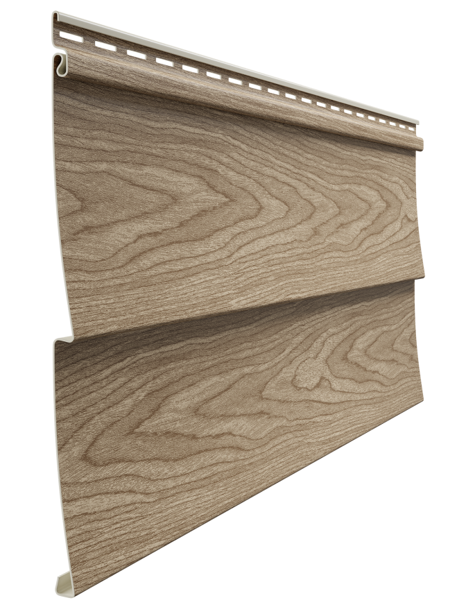 Виниловый сайдинг Docke, модель Ёлочка D5C, цвет Кедр. купить в Сочи