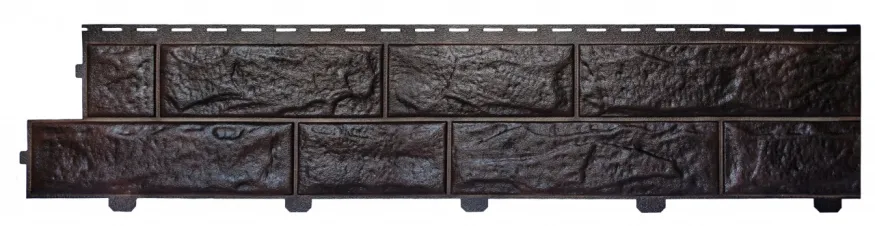 Формованный сайдинг Альта Профиль Камень вулканический, Обсидиан купить в Сочи