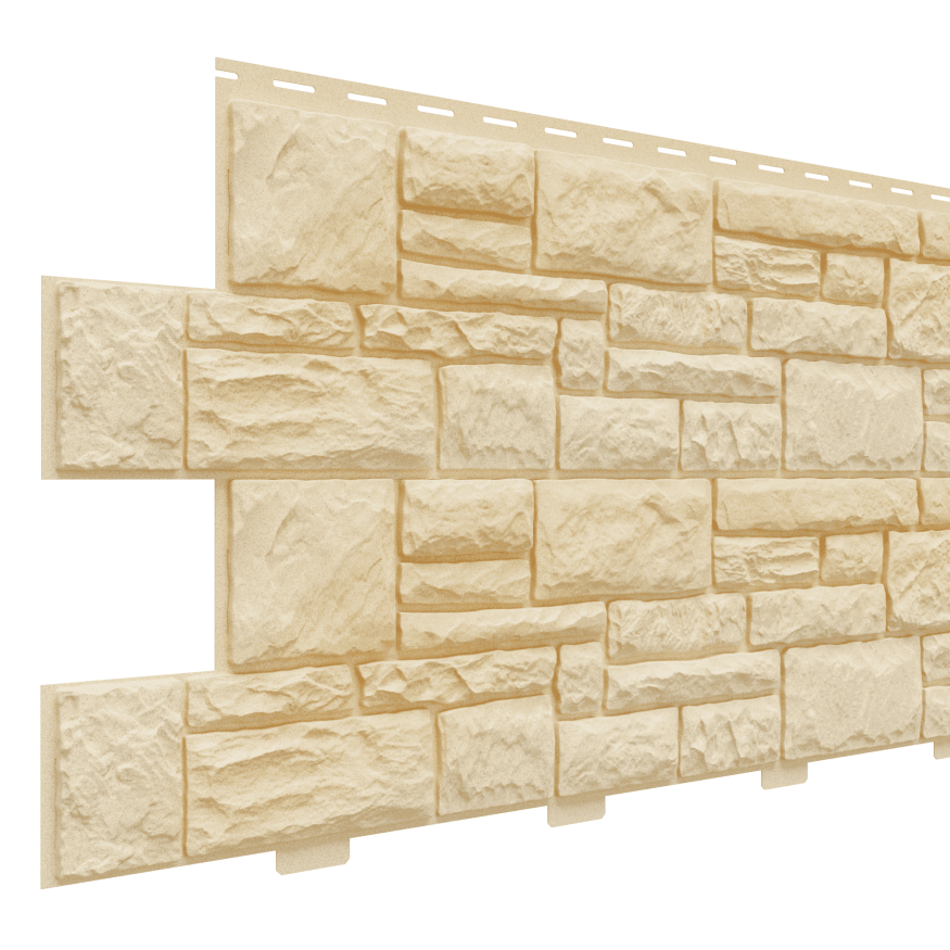 Фасадная панель Доломит, Крымский берег, Песочный купить в Сочи