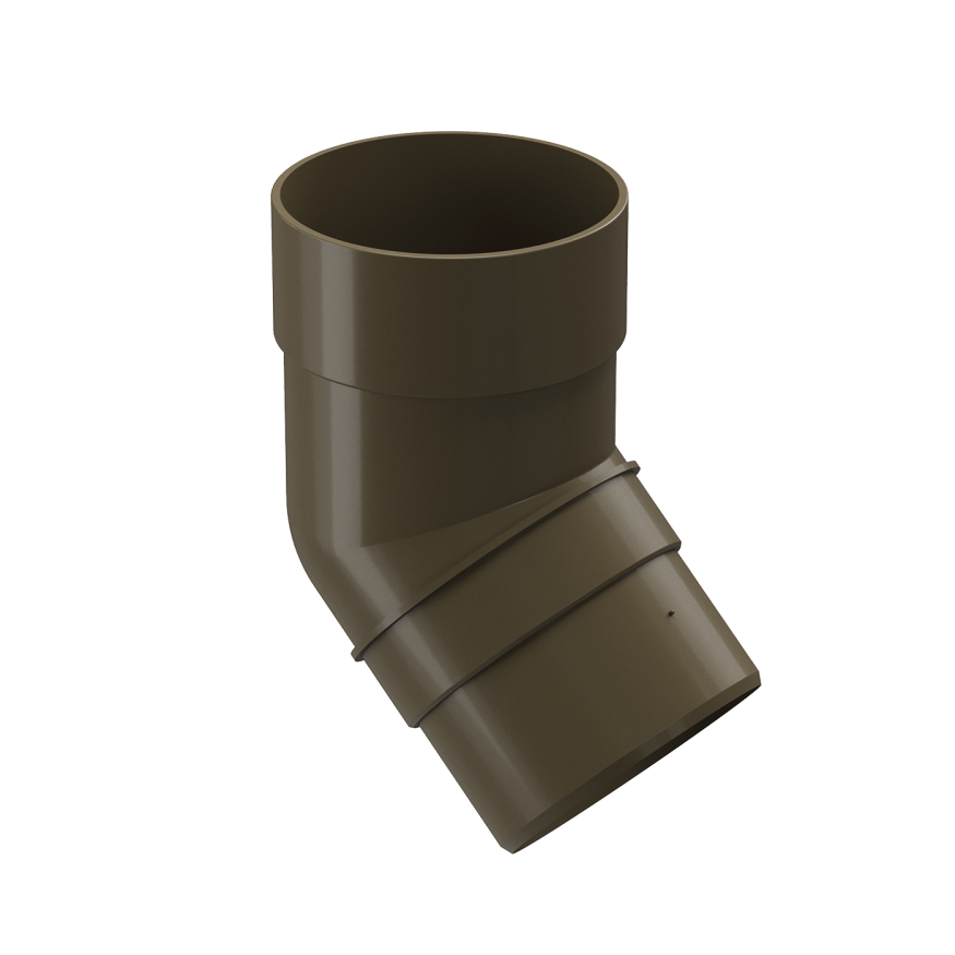 Колено 45˚ для водостока Docke Premium, цвет Каштан купить в Сочи