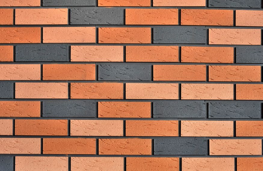 Кирпич клинкерный трехцветный №37 Фасадная плитка Кирисс купить в Сочи