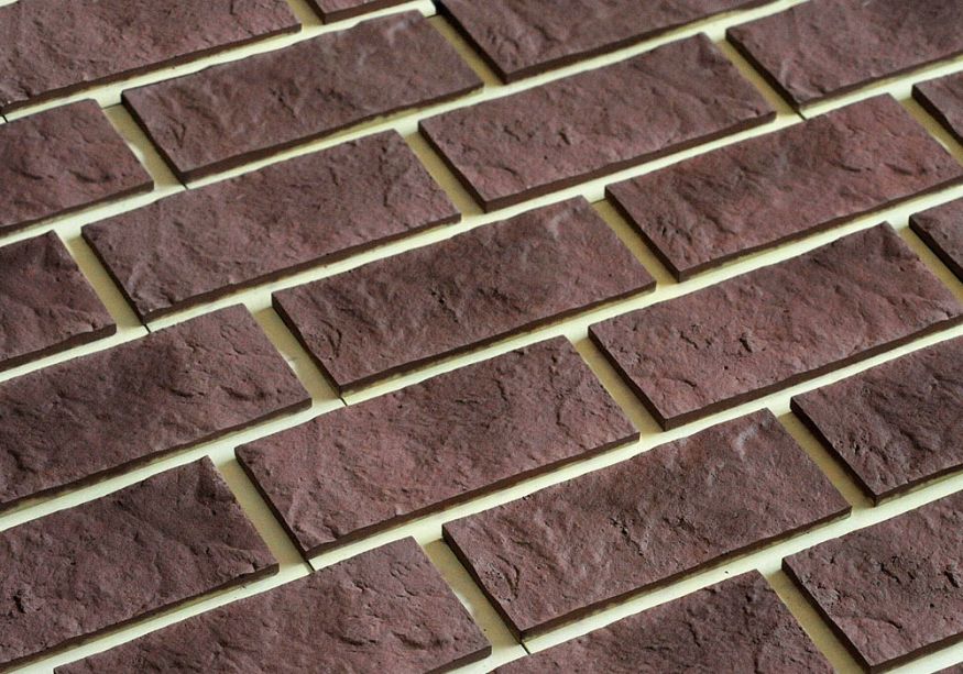 Фасадная плитка Кирисс Фасад, Кирпич с замковым соединением и расшивкой шва. купить в Сочи