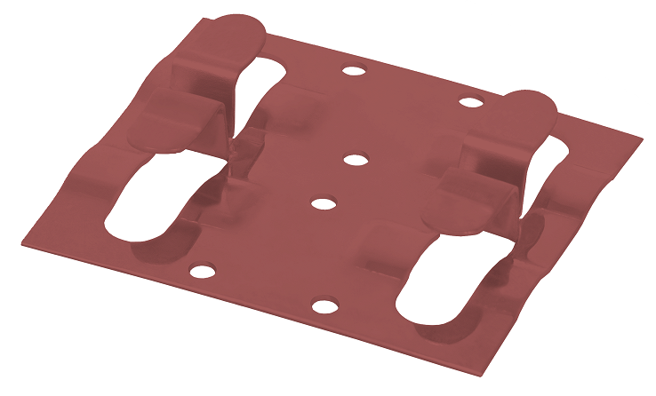 Кляймер рядный Grinder для установки наличника красного цвета купить в Сочи