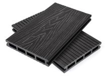 Террасная доска пустотелая ДПК NanoWood Nature 3D Графит