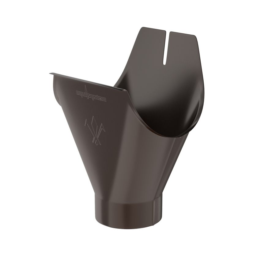 Воронка желоба Aquasystem, PU MATT, RAL 8017 Темно Коричневый 150/100 купить в Сочи